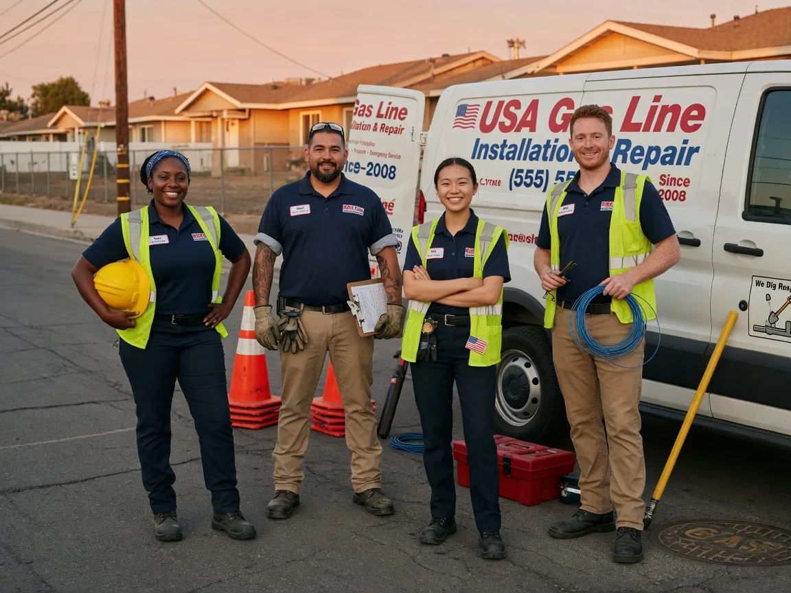 Gas Line Installation company in Mittie, LA